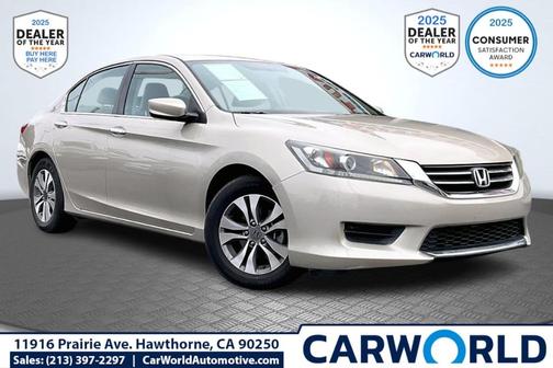 Gold 2014 Honda Accord LX Sedan