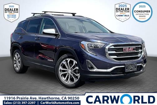 Blue Steel Metallic 2019 GMC Terrain SLT