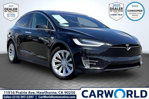 Black 2016 Tesla Model X 90D