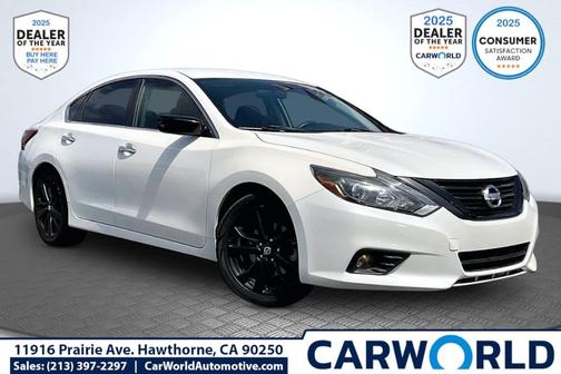 White 2018 Nissan Altima 2.5 SR