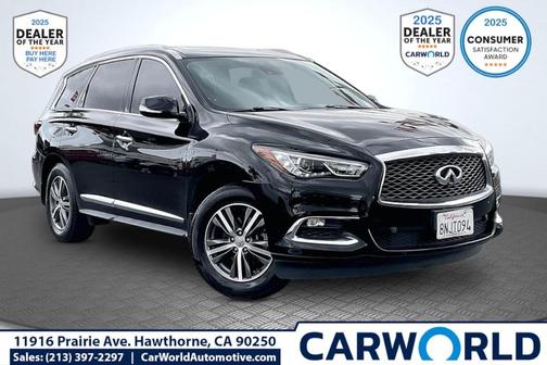 Black Obsidian 2020 INFINITI QX60 Luxe