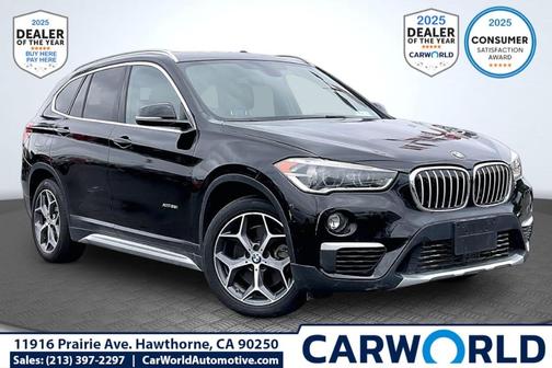 Black 2017 BMW X1 xDrive 28i