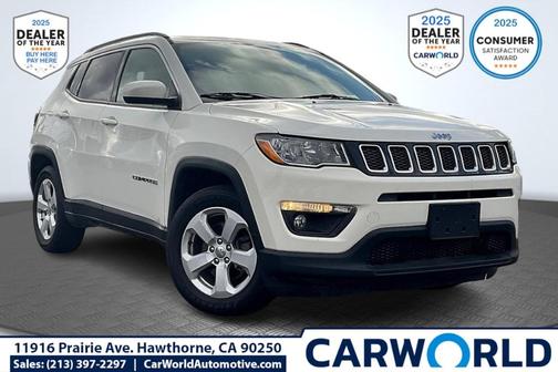 White Clearcoat 2020 Jeep Compass Latitude