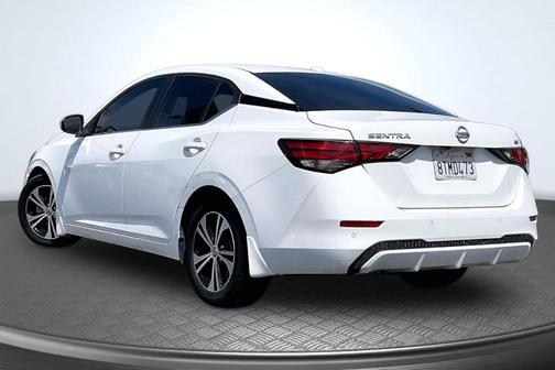 Cloud White 2020 Nissan Sentra SV