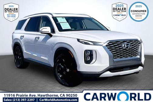 Hyper White 2020 Hyundai PALISADE SEL