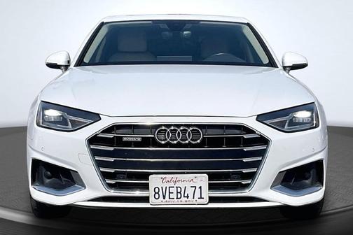 Glacier White Metallic 2021 Audi A4 40 Premium