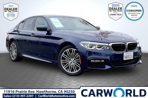 Mediterranean Blue Metallic 2018 BMW 530e iPerformance