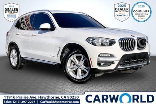 Alpine White 2018 BMW X3 xDrive30i