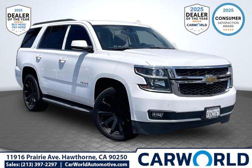 Summit White 2015 Chevrolet Tahoe LT