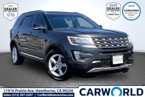Gray 2016 Ford Explorer XLT