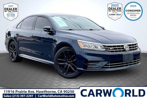 Tourmaline Blue Metallic 2018 Volkswagen Passat 2.0T R-Line