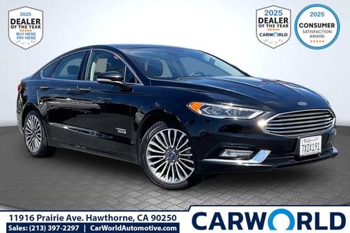 Shadow Black 2017 Ford Fusion Energi Titanium