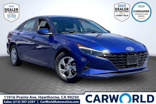 Intense Blue 2021 Hyundai ELANTRA SE