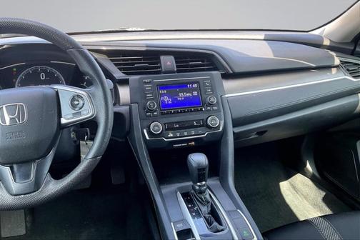 Platinum White Pearl 2020 Honda Civic LX