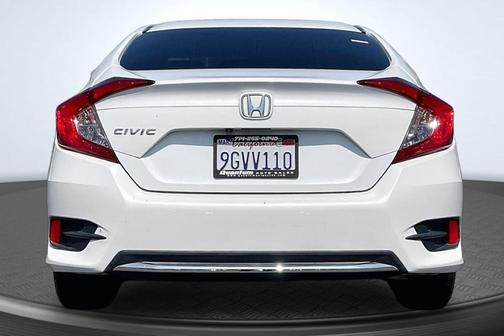 Platinum White Pearl 2020 Honda Civic LX