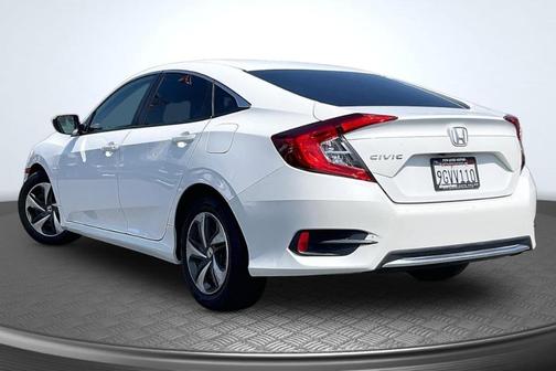 Platinum White Pearl 2020 Honda Civic LX