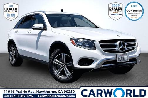 White 2019 Mercedes-Benz GLC 300 Base
