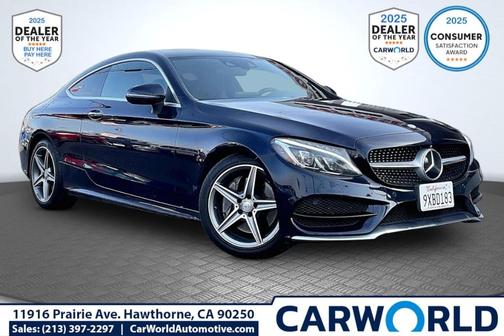 Blue 2017 Mercedes-Benz C-Class C 300