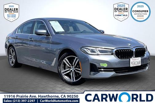 Bluestone Metallic 2021 BMW 530e 530e