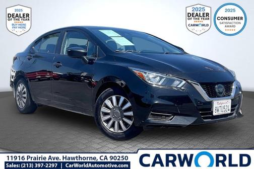 Black 2021 Nissan Versa S