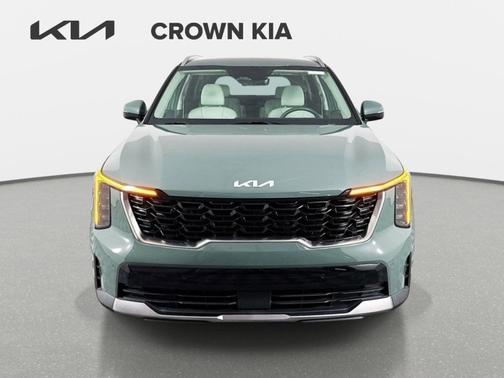 Cityscape Green 2025 Kia Sorento Hybrid EX