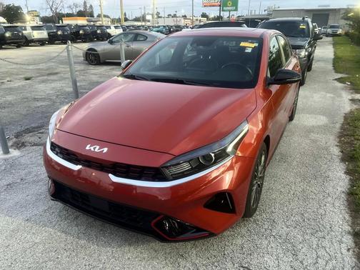 Fire Orange 2023 Kia Forte GT-Line