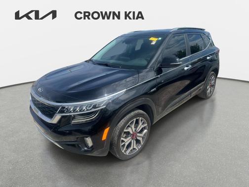 Cherry Black 2021 Kia Seltos SX