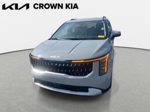 Ceramic Silver 2025 Kia Carnival Hybrid EX