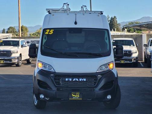 Bright White Clearcoat 2025 RAM ProMaster 2500 High Roof