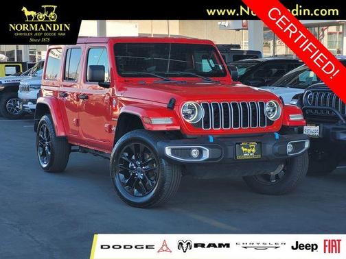 Firecracker Red Clearcoat 2024 Jeep Wrangler 4xe Sahara