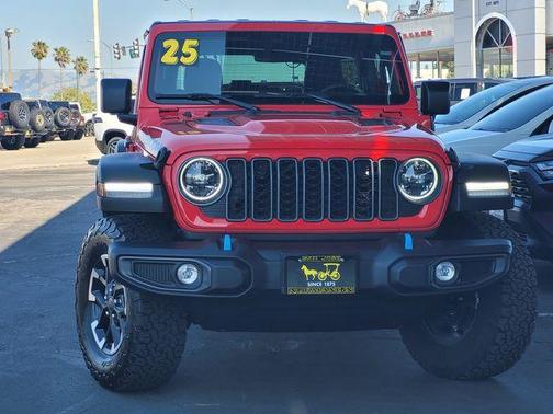 Firecracker Red Clearcoat 2025 Jeep Wrangler 4xe Rubicon