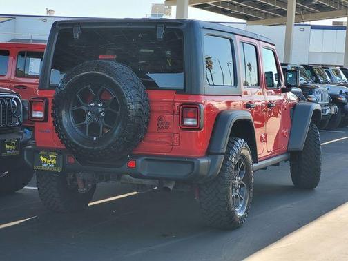 Firecracker Red Clearcoat 2025 Jeep Wrangler 4xe Sport