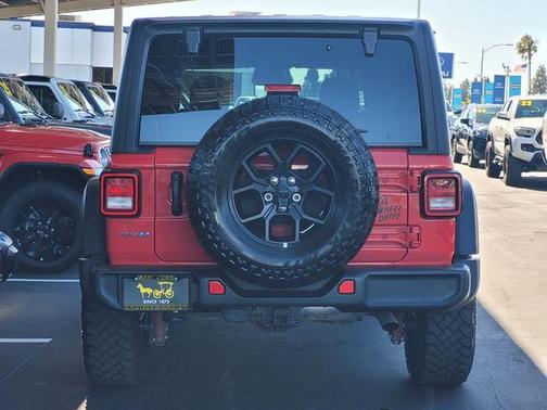 Firecracker Red Clearcoat 2025 Jeep Wrangler 4xe Sport