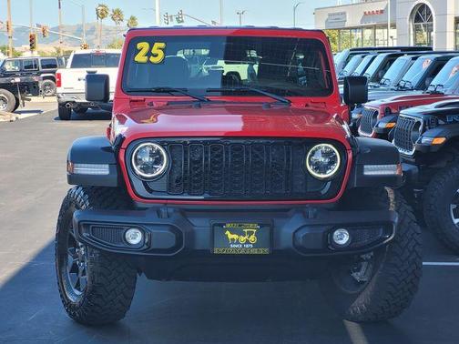 Firecracker Red Clearcoat 2025 Jeep Wrangler 4xe Sport