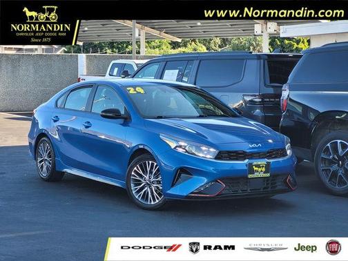 Blue 2024 Kia Forte GT-Line