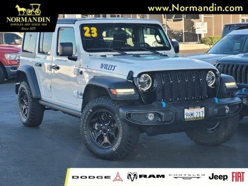 Bright White Clearcoat 2023 Jeep Wrangler 4xe Base