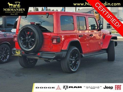 Firecracker Red Clearcoat 2025 Jeep Wrangler 4xe Sahara