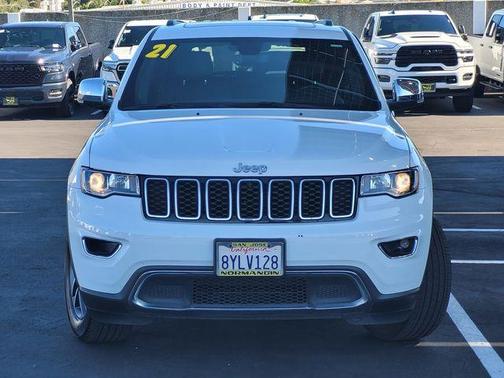 Bright White Clearcoat 2021 Jeep Grand Cherokee Limited