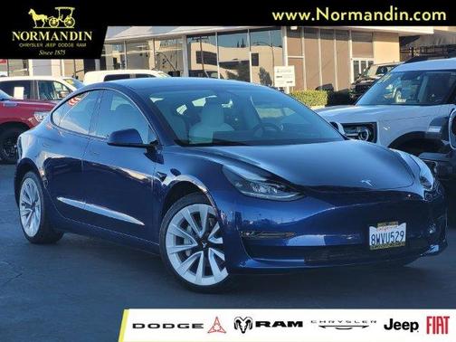 Deep Blue Metallic 2021 Tesla Model 3 Long Range