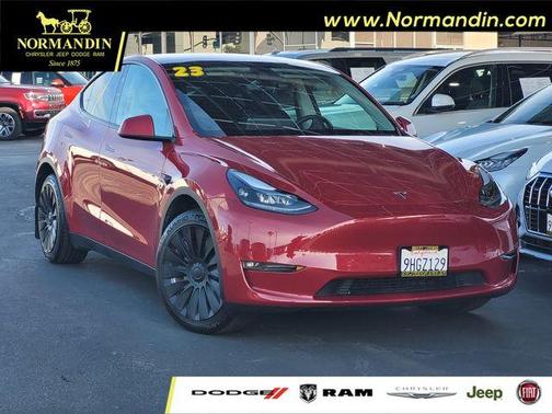 Red Multi 2023 Tesla Model Y Long Range