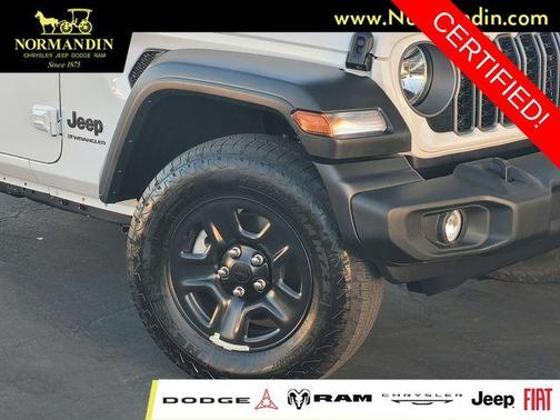 Bright White Clearcoat 2025 Jeep Wrangler Sport
