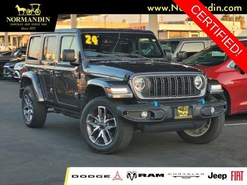 Granite Crystal Clearcoat Metallic 2024 Jeep Wrangler 4xe Sport