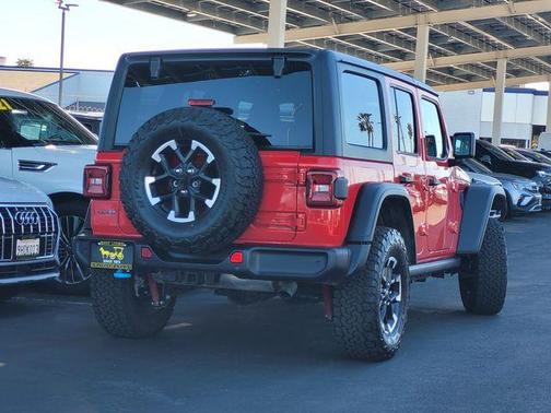 Firecracker Red Clearcoat 2025 Jeep Wrangler 4xe Rubicon