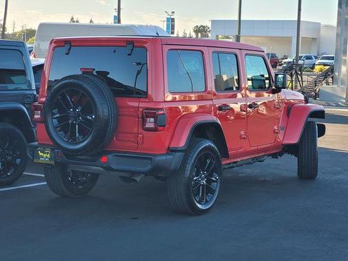 Firecracker Red Clearcoat 2025 Jeep Wrangler 4xe Sahara