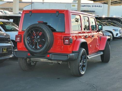 Firecracker Red Clearcoat 2025 Jeep Wrangler 4xe Sahara