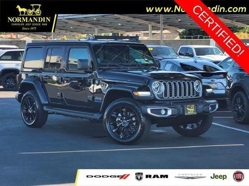 Black Clearcoat 2025 Jeep Wrangler 4xe Sahara