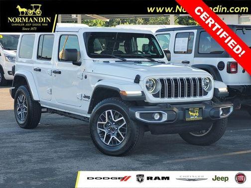 Bright White Clearcoat 2025 Jeep Wrangler Sahara