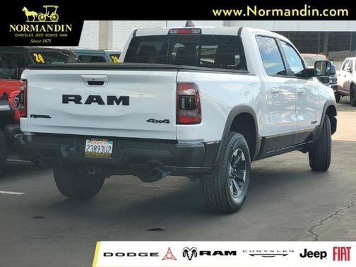 Bright White Clearcoat 2019 RAM 1500 Rebel