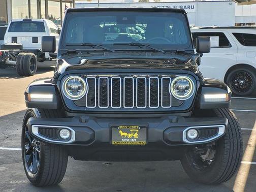 Black Clearcoat 2025 Jeep Wrangler 4xe Sahara