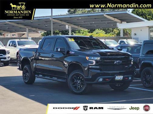Black 2022 Chevrolet Silverado 1500 Limited LT Trail Boss